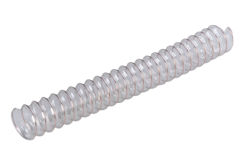 Flexible 10-meter HDPU ducting showing the lightweight, durable, and flexible air ventilation duct.