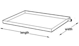 Galvanised Drip Tray