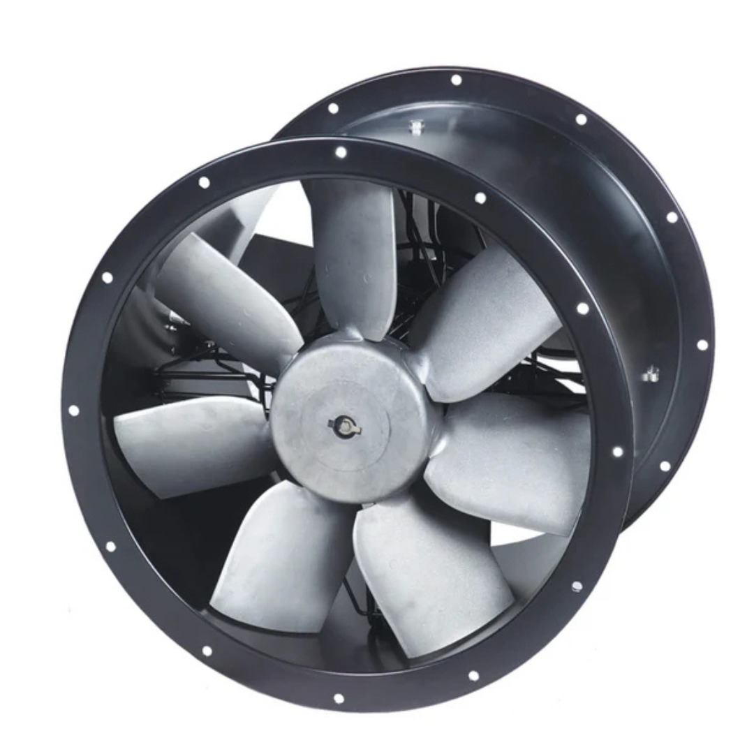 S&P Contra Rotating Case Mounted Axial Fan TCBTX2/4 + Variable Frequency Inverter Package