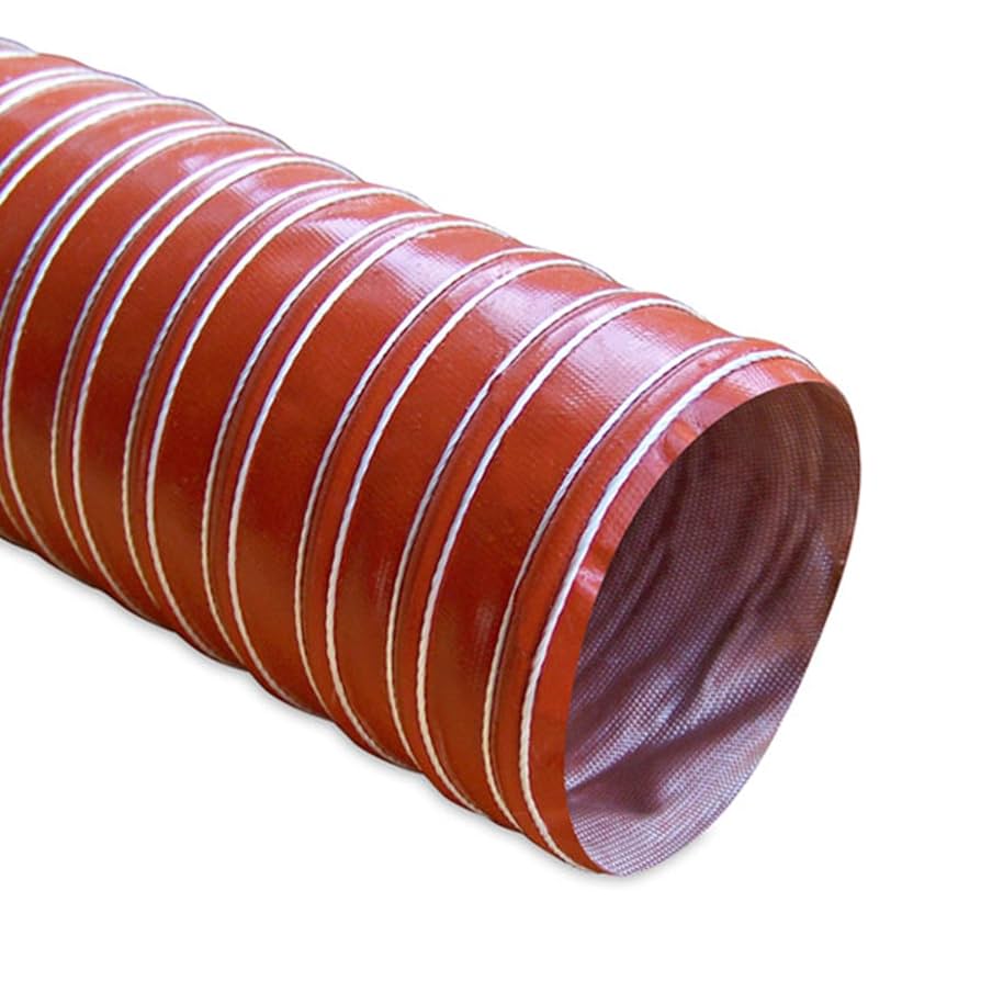 Silduct Silicone High Temperature Extraction Hose 4m Length