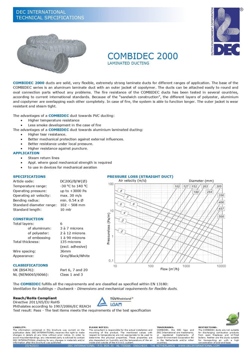 DEC Combi Flexible Ducting