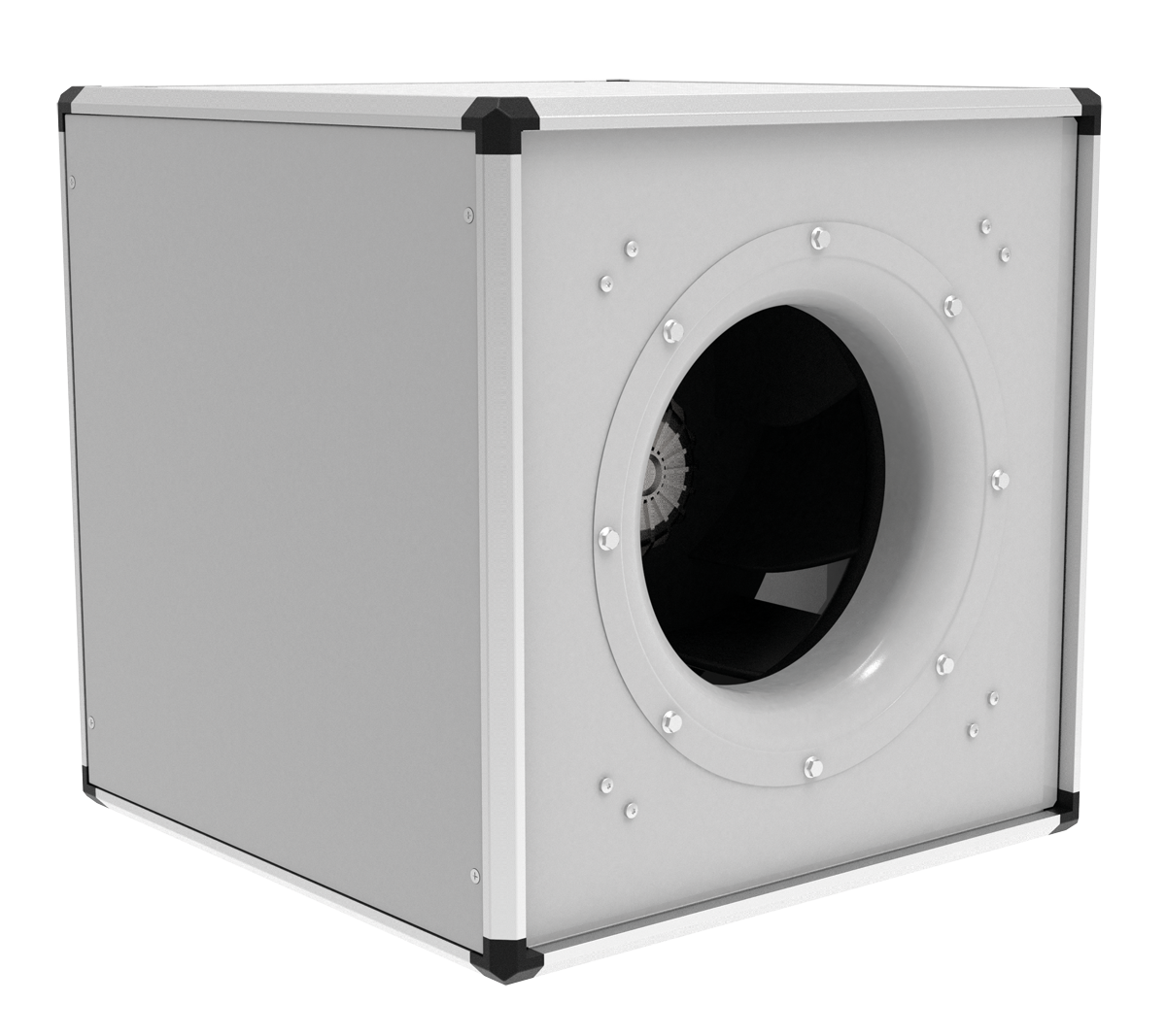 Flakt Woods ePowerBox EC 400/1/4 (L) – Model BE400009 – Single-Phase Powerbox Fan